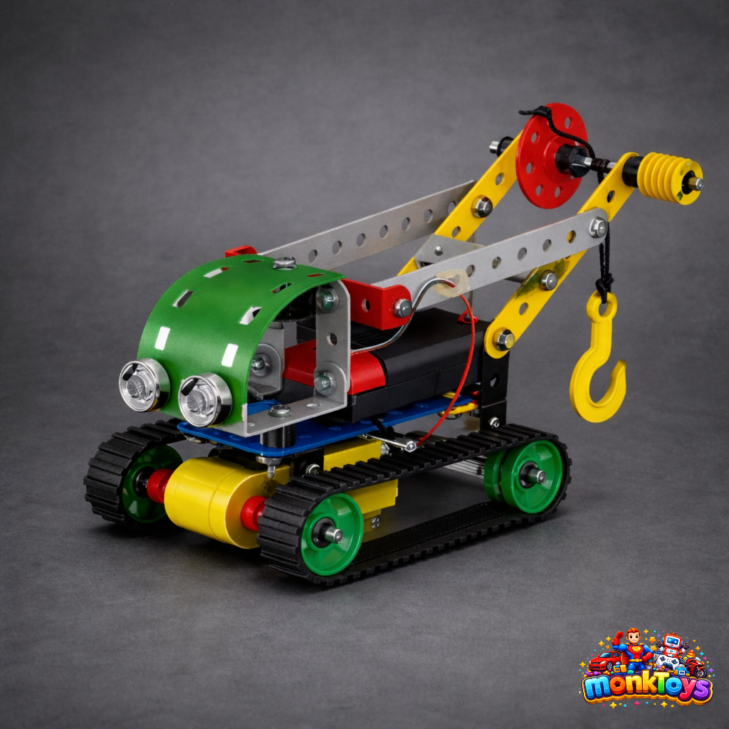 Mechanix Robotix-2 Smart Bag 166 Metal Pieces Motorized Series, STEM/STEAM Educational Toy, Building and Construction Set for Boys and Girls Age 8+