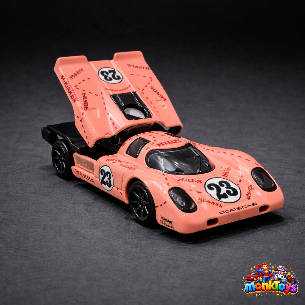 Majorette Porsche Die Cast Metal Toy Gift Set with Rotating Wheels Features, Die Cast Vehicle, Scale 1:64, For Car Fans & Collector