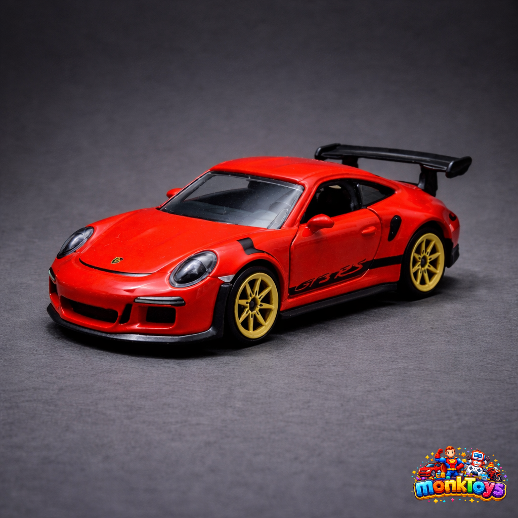 Majorette Porsche Die Cast Metal Toy Gift Set with Rotating Wheels Features, Die Cast Vehicle, Scale 1:64, For Car Fans & Collector