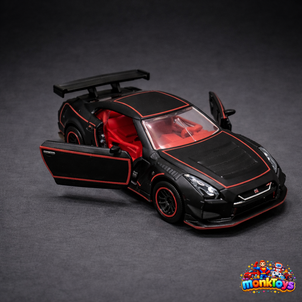 Majorette Light Racer Die Cast Metal Toy Car Gift Pack, 7.5 Cm Each, Scale 1:64 With Rotating Wheels & Opening Parts For Children Aged 3 & Above Kids- Set Of 5, Multicolor