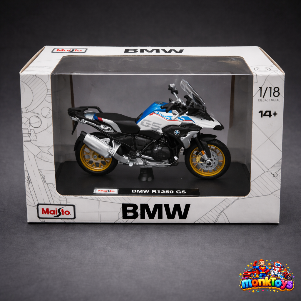 BMW R1250 GS Die-Cast 1:18 | Maisto Die-cast BMW Bike