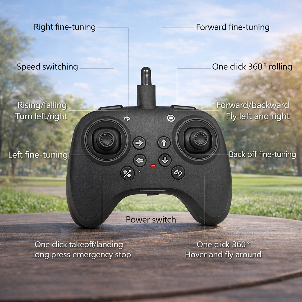 2.4GHz RC Fighter Jet Airplane for Kids – Lightweight EPP Remote Control Plane with LED Lights, 360° Stunt Rolls, Easy Takeoff, Rechargeable Battery