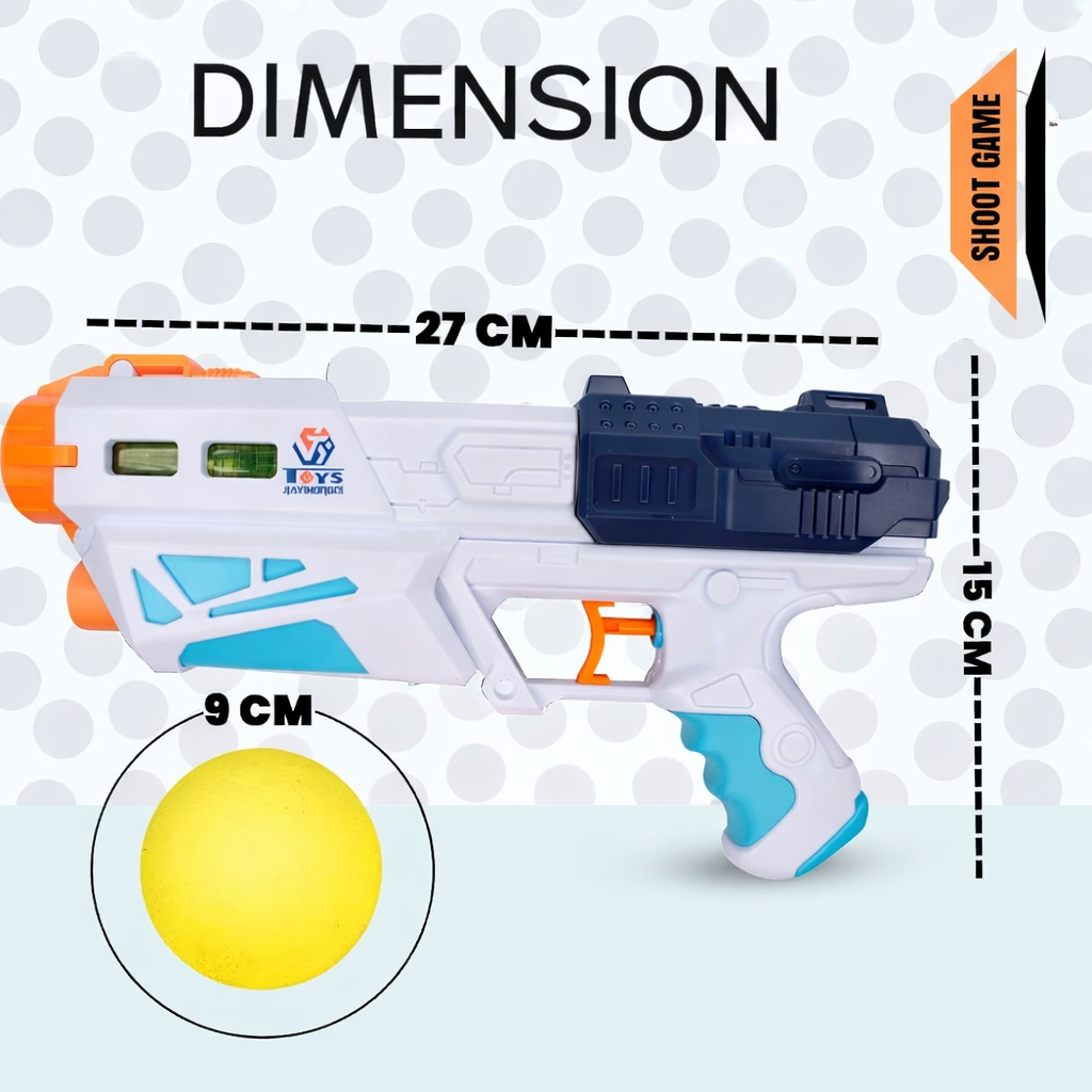 2-in-1 Foam Ball & Water Gun Toy for Kids – Magic Strike Blaster with 5 Soft Foam Balls