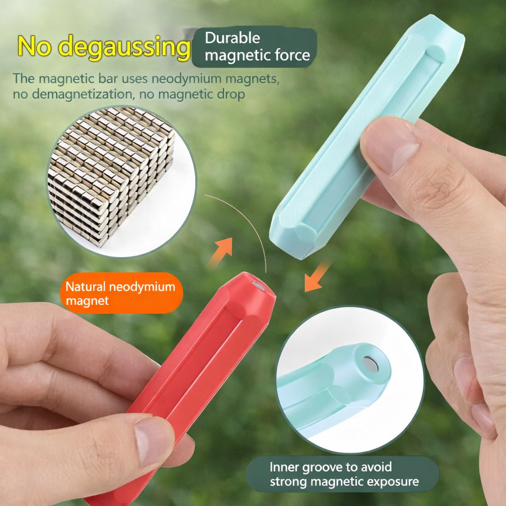 25 Pcs Magnetic Sticks & Balls Building Blocks Set – Colorful Magnetic Bar Construction Toy, 3D Educational Learning & STEM Building Kit for Kids