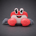 Crawling Crab Baby Toy with Lights & Music – Interactive Moving Tummy Time Toy for Babies 6 Months and older
