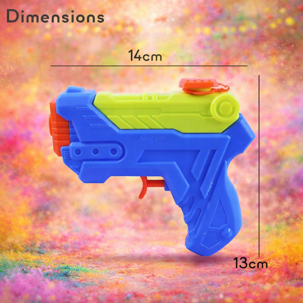 Mini Water Gun Toy for Kids 3+ | Handheld Squirt Water Gun for Boys & Girls | Beach, Pool & Holi Fun