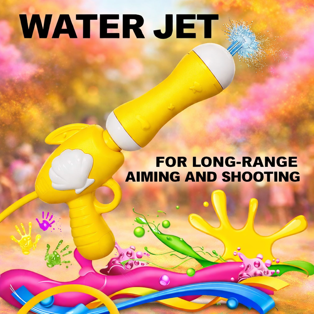 Unicorn Holi Pichkari for Kids | High Pressure Water Gun Toy with 1 Litre Tank | Colorful Water Blaster for Holi Fun