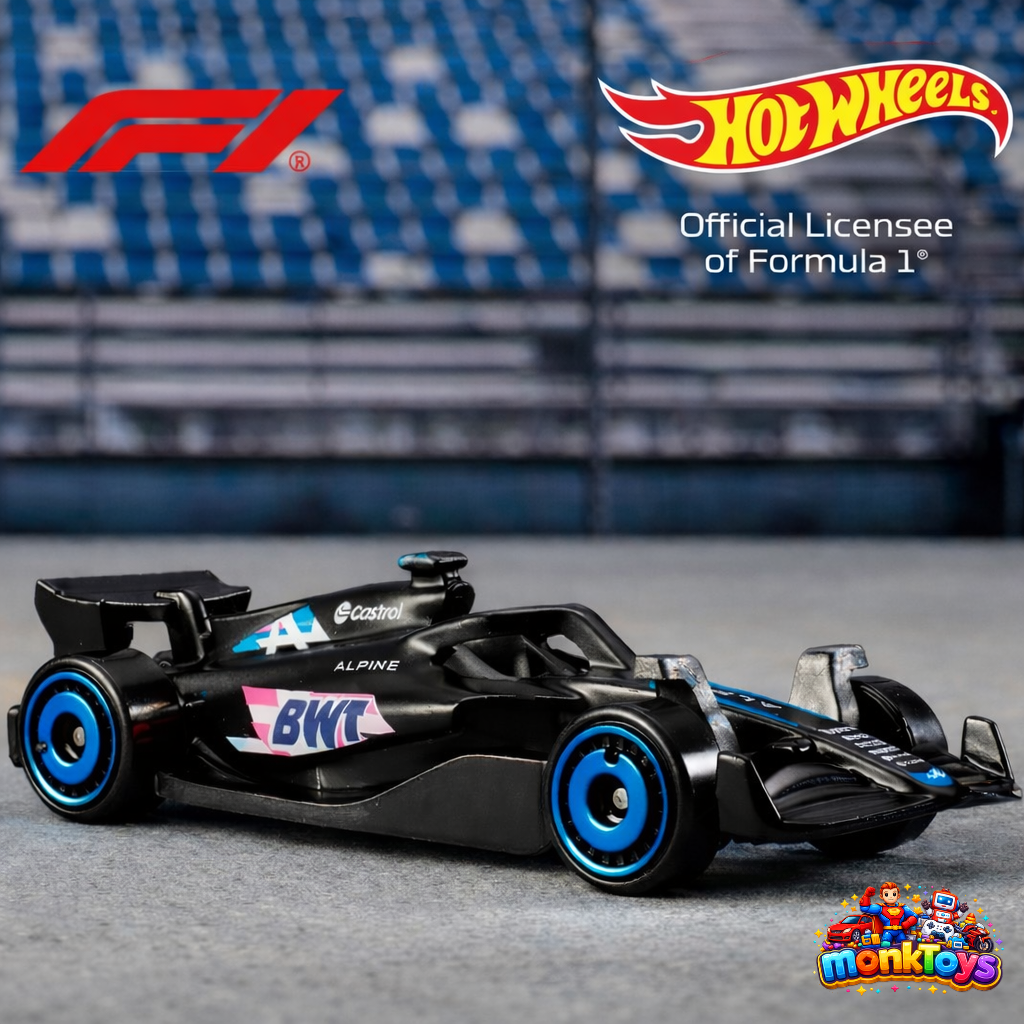 Hot Wheels JGF58 Formula 1 | 5-in-1 Pack 1:64 Scale Die-Cast Cars with F1 Racing Team Decorations, Collectable Racing Cars, Multicolour