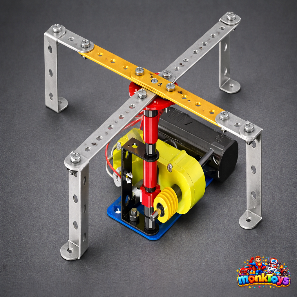 Mechanix Robotix-2 Smart Bag 166 Metal Pieces Motorized Series, STEM/STEAM Educational Toy, Building and Construction Set for Boys and Girls Age 8+